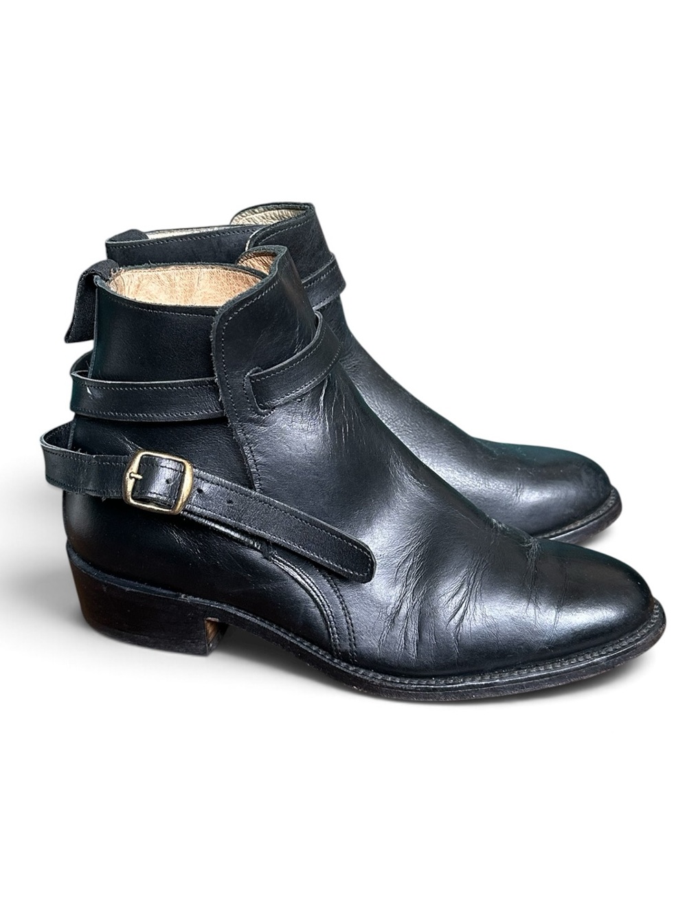 El Estribo Spanish Leather Jodhpur Boots Equestrian Size 9 women’s Eur 40 Blac